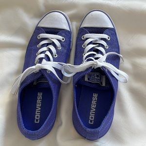 Converse Purple Sparkly Sneakers